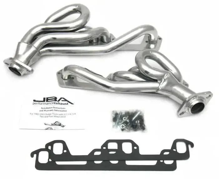 JBA 96-03 Dodge Truck 5.2L/5.9L Magnum 1-1/2in Primary Silver Ctd Cat4Ward Header