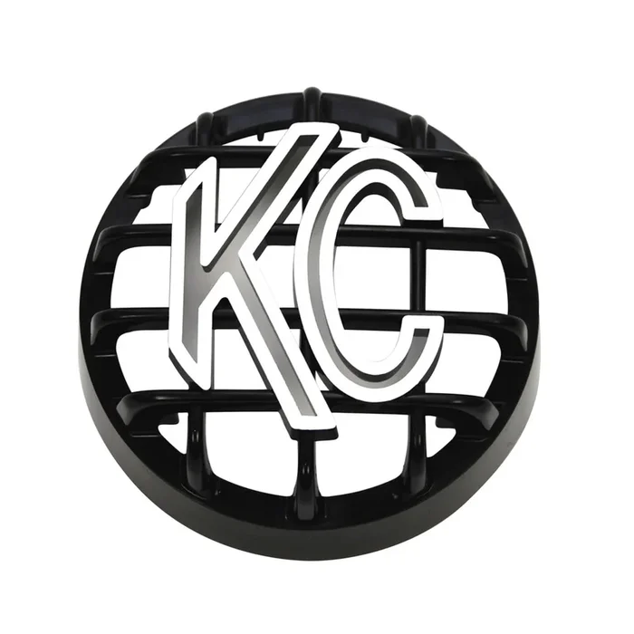 KC HiLiTES 4″ Rally 400 Stone Guard, Black/White Logo – 7219