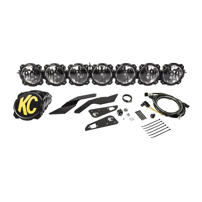 KC HiLiTES 45″ Pro6 Gravity LED 7-Light Light Bar System, 140W Combo Beam for Can-Am Maverick X3 – 91334