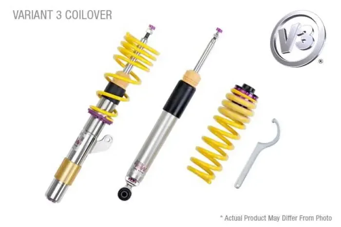 KW Coilover Kit V3 Front and Rear Coilover Kit – 2015 VW Golf Sportwagon S/SE/SEL 4-Door