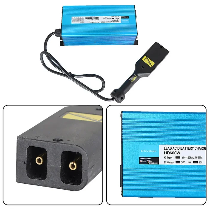 (Lead -Acid) 36 V 12A D Plug Golf Cart Battery Charger For EZGO 1996-Present