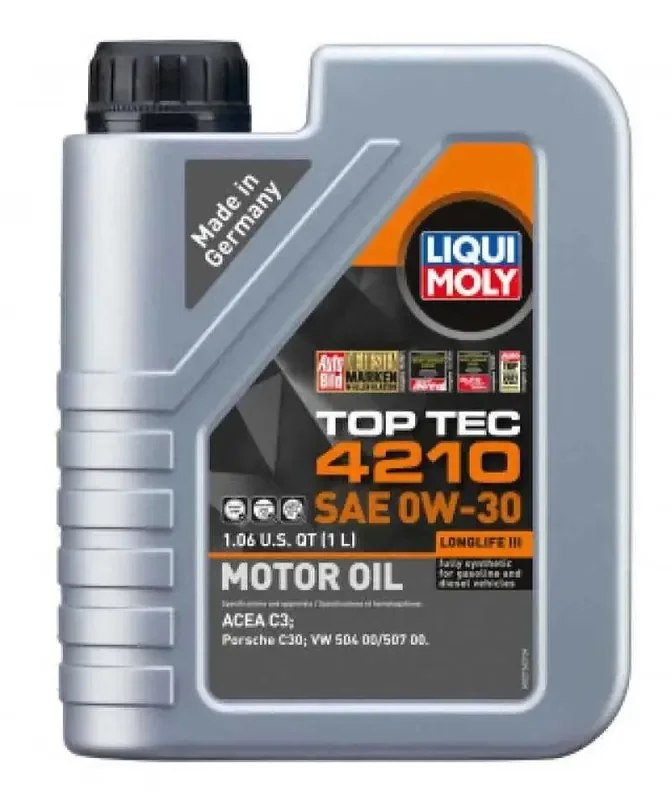 LIQUI MOLY 1L Top Tec 4210 Motor Oil 0W30 – Case of 6