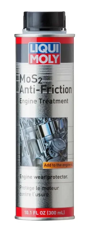 LIQUI MOLY 300mL MoS2 Anti-Friction Engine Treatment – Case of 12