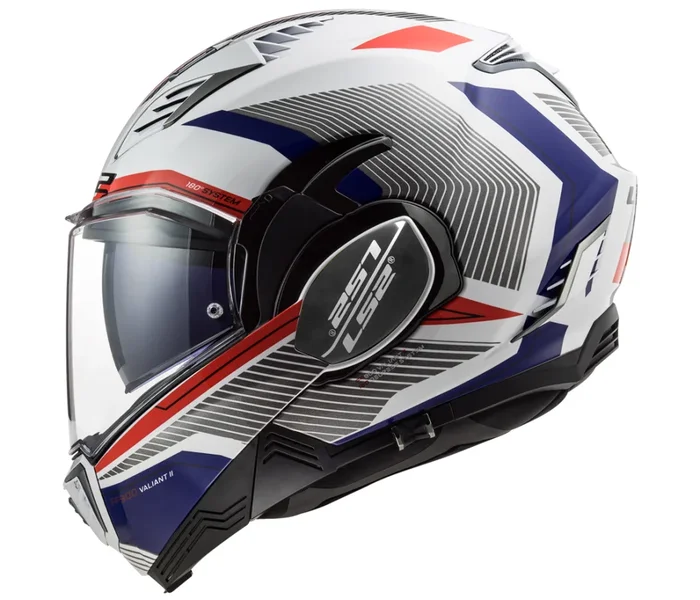 LS2 FF900 Valiant II Revo White Red Blue XL