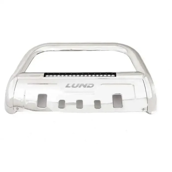 Lund 2019 Chevrolet Silverado 1500 Bull Bar w/Led Light Bar – Polished