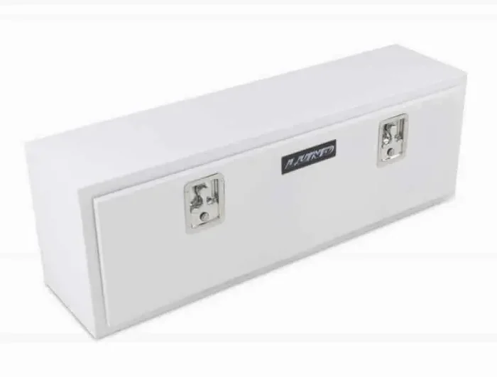 Lund Universal Steel Top Mount Storage Box – White