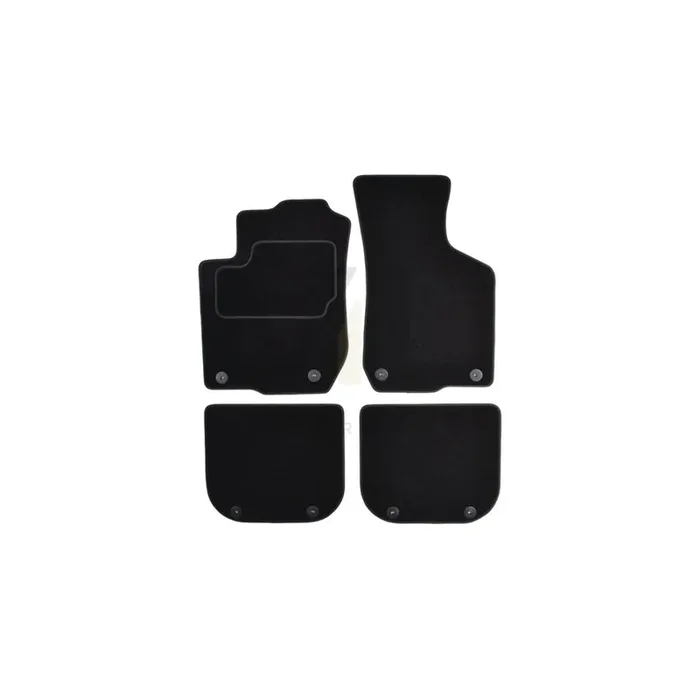 MAMMOOTH A041 AUD70 PRM 01 Floor mat set for AUDI A3 Hatchback (8L1) Textile, Front and Rear, Quantity 4, Black