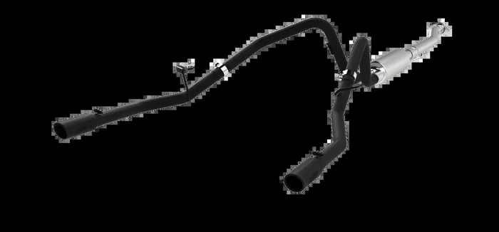 MBRP 2.5 Inch Cat Back Exhaust System Dual Rear Exit For 11-14 Ford F-150 V6 EcoBoost Black Coated – S5240BLK