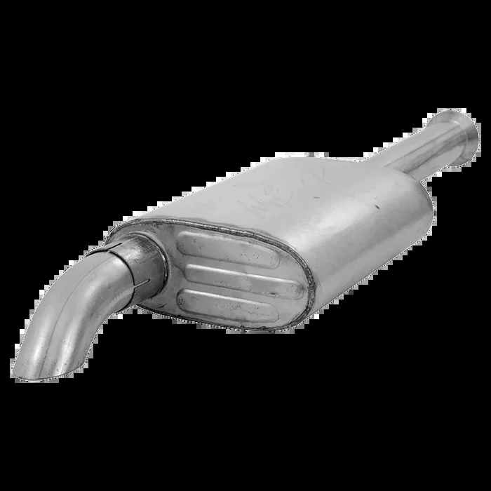 MBRP 2.5 Inch Cat Back Exhaust System For 00-06 Wrangler TJ Inline 4 2.5L Inline 6 4.0L Unlimited Single Off-Road Turn Down Aluminized Steel – S5522AL