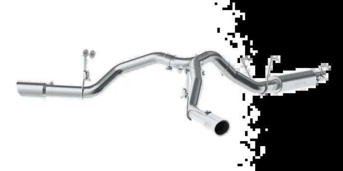 MBRP 4 Inch Cat Back Exhaust System For 14-22 RAM 2500 6.4L Dual Split Side Exit T409 Stainless Steel – S5151409