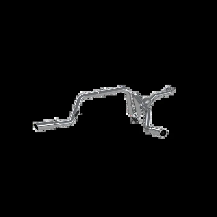 MBRP Cat Back Exhaust System Dual Split Side Aluminized Steel For 03-07 Silverado/Sierra 1500 Classic 4.8/5.3L Ext/Crew Cab – S5018AL