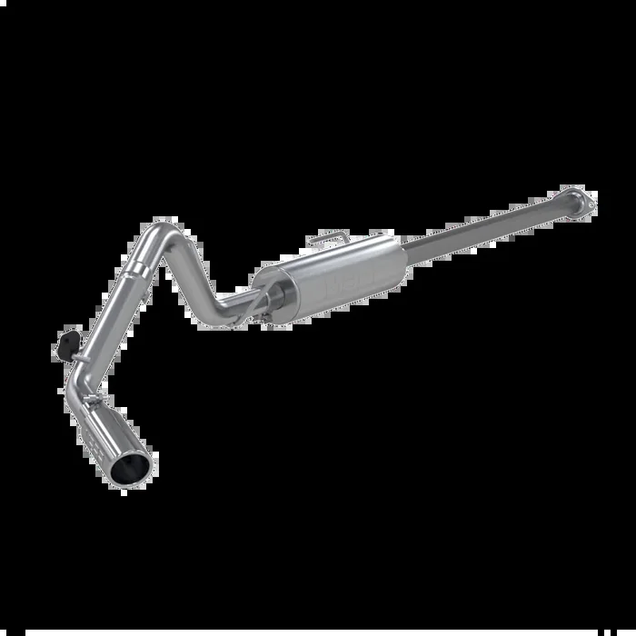 MBRP Cat Back Exhaust System Single Side Black Aluminized Steel For 05-15 Toyota Tacoma 4.0L Extended Cab/Crew Cab – S5326AL