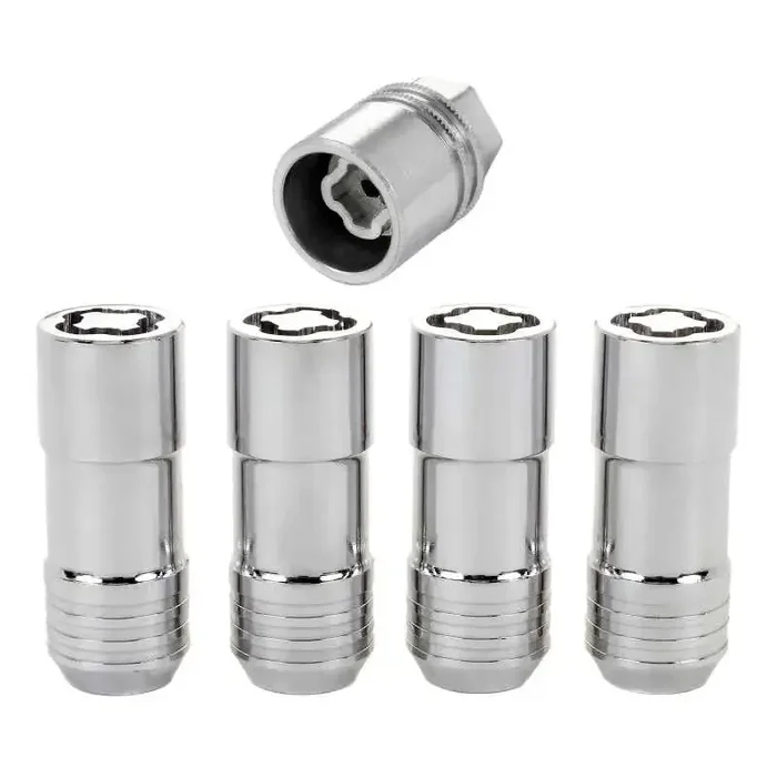 McGard Wheel Lock Nut Set – 4pk. (Cone Seat) M14X2.0 / 13/16 Hex / 2.25in. Length – Chrome