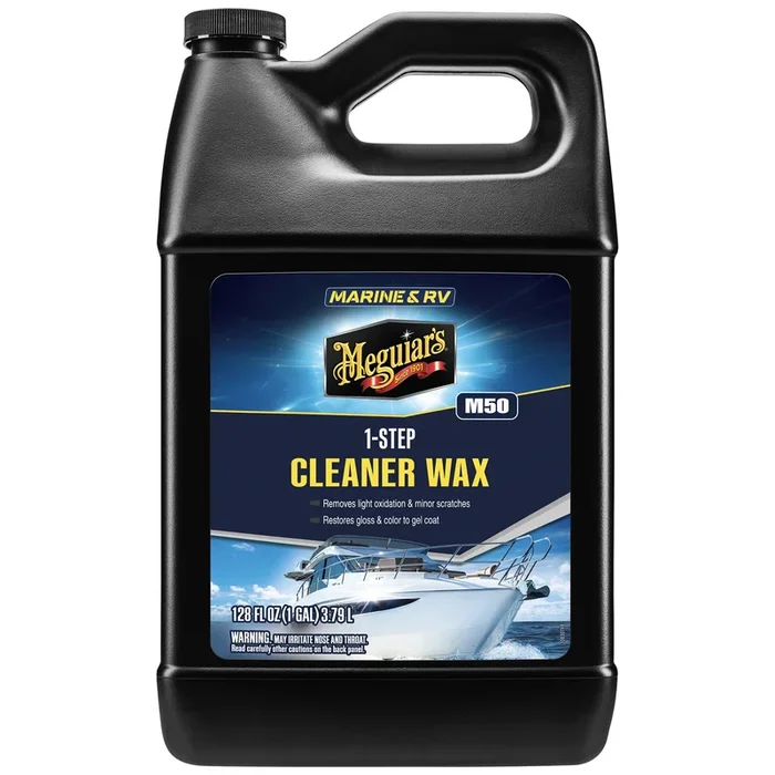 Meguiar’s Marine/RV One Step Cleaner Wax, #50 – 1 gal.