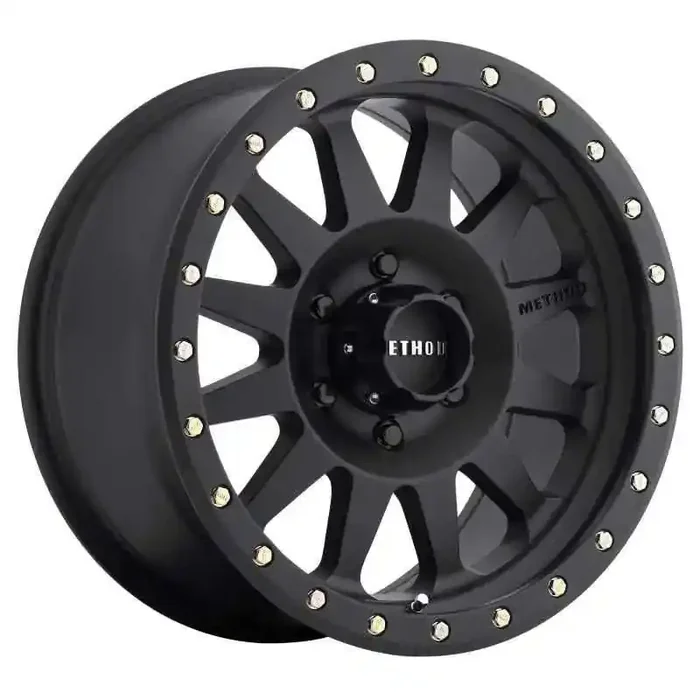 Method MR304 Double Standard 20×10 -18mm Offset 6×135 94mm CB Matte Black Wheel