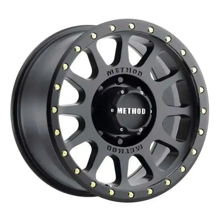 Method MR305 NV 20×10 -18mm Offset 8×6.5 130.81mm CB Matte Black Wheel