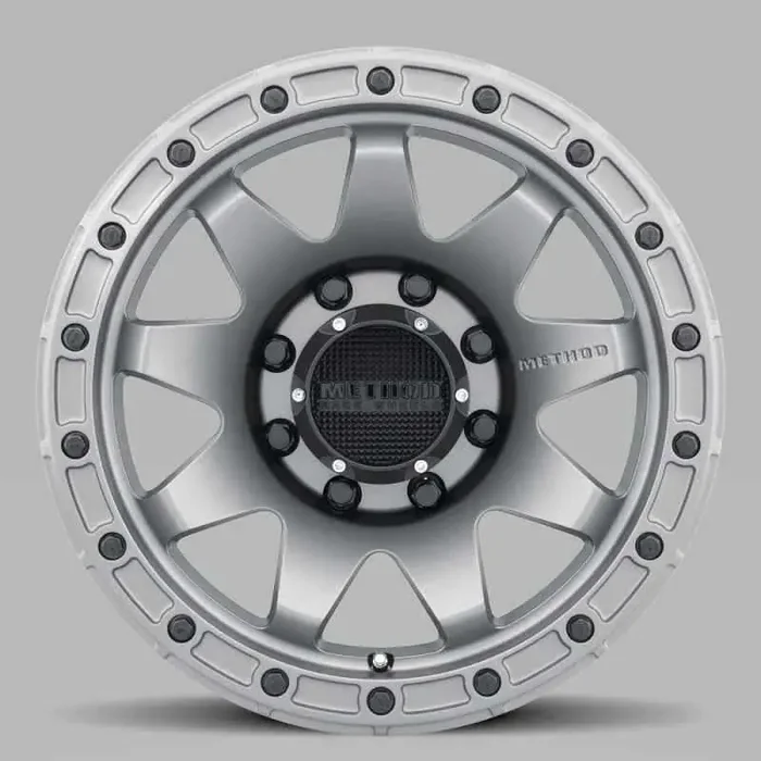 Method MR317 18×9 +18mm Offset 8×180 130.81mm CB Matte Titanium Wheel