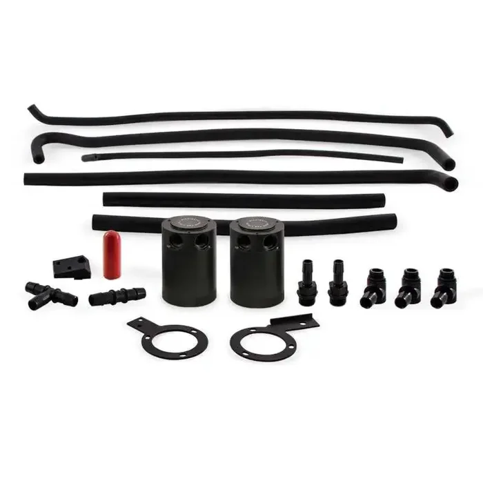 Mishimoto 08-14 Subaru STI Baffled Oil Catch Can Kit – Black