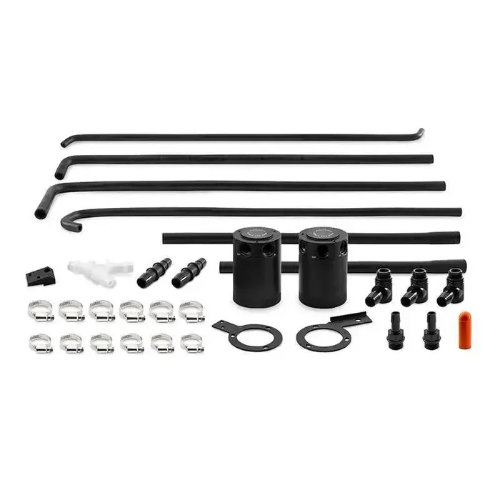 Mishimoto 08-14 Subaru WRX Baffled Oil Catch Can Kit – Black