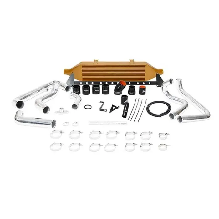 Mishimoto 08+ Subaru WRX Front-Mount Intercooler Kit w/ Air Box – Gold