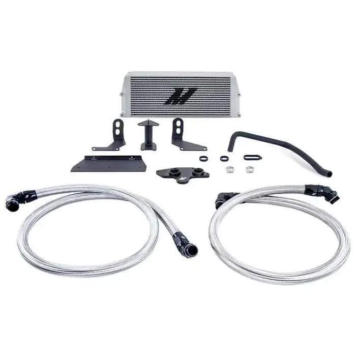 Mishimoto 11-19 Ford 6.7L Powerstroke Performance Oil Cooler Kit – Silver