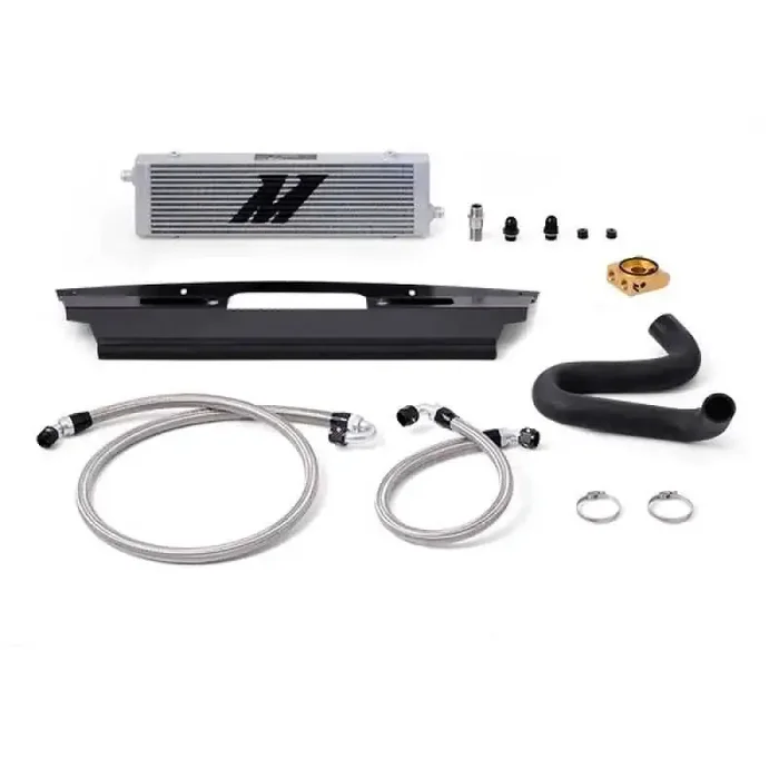 Mishimoto 2015+ Ford Mustang GT Thermostatic Oil Cooler Kit – Silver