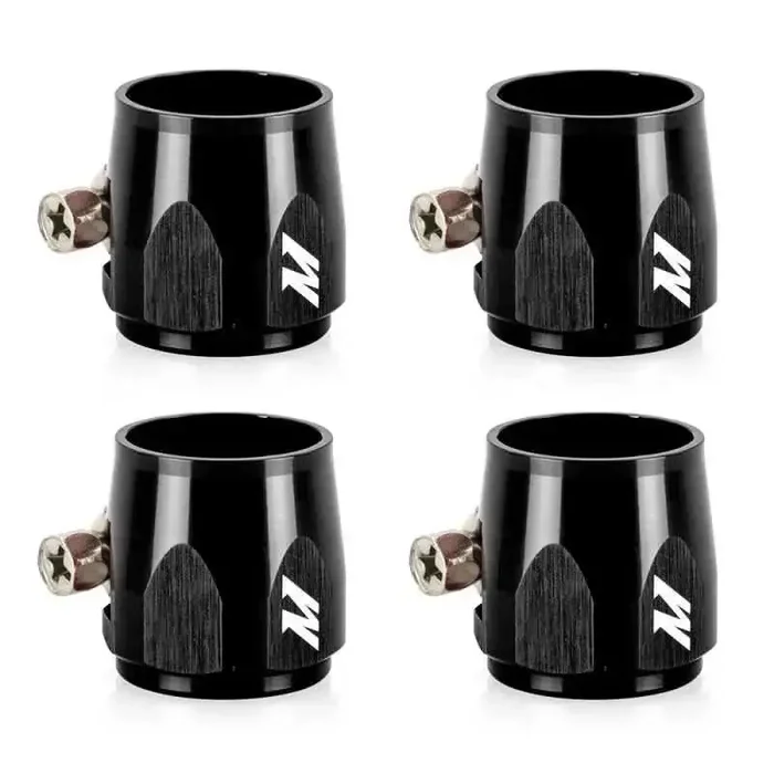 Mishimoto Aluminum -10AN Hex Finishers – Black