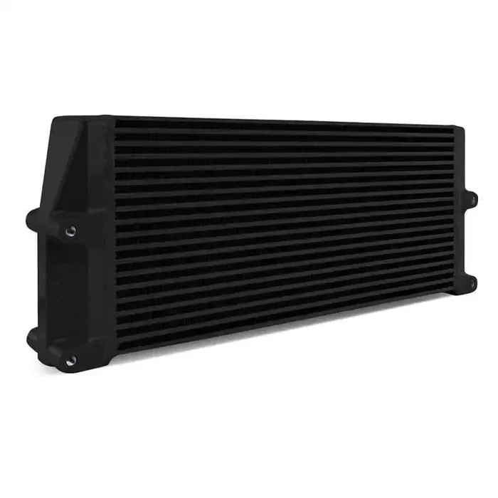 Mishimoto Heavy-Duty Oil Cooler – 17″ Same-Side Outlets – Black