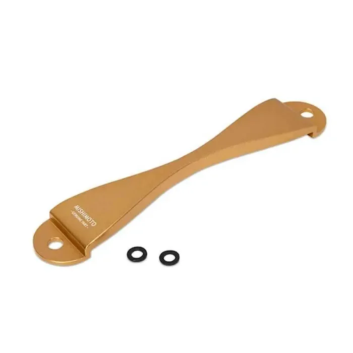 Mishimoto Subaru CNC Battery Tie-Down – Gold