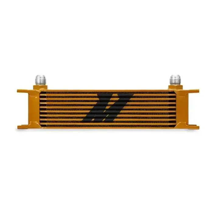 Mishimoto Universal 10 Row Oil Cooler – Gold