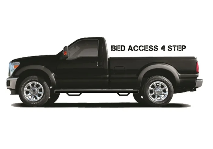 N-Fab Nerf Step-W2W w/Bed Accy (2 Steps)-07-13 Silverado/Sierra1500/07-10HD 8ft. Reg-Gloss Black – C0784RC-4