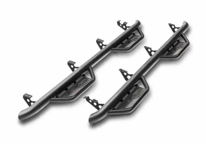 N-Fab Podium LG 2019 Ford Ranger Crew Cab All Beds – Tex. Black – Cab Length – 3in