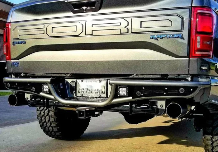 N-Fab RB Rear Bumper F150 Raptor- Gloss Black – F18RB-H