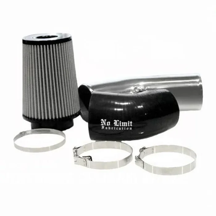 No Limit Fabrication Cold Air Intake Raw, Dry Air Filter for 6.7L Powerstroke – 67CAIRD20