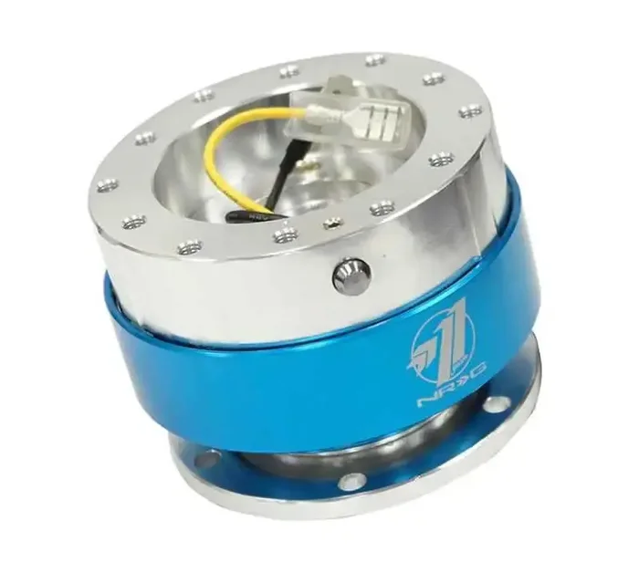 NRG Quick Release – Black Body/ Blue Chrome Ring