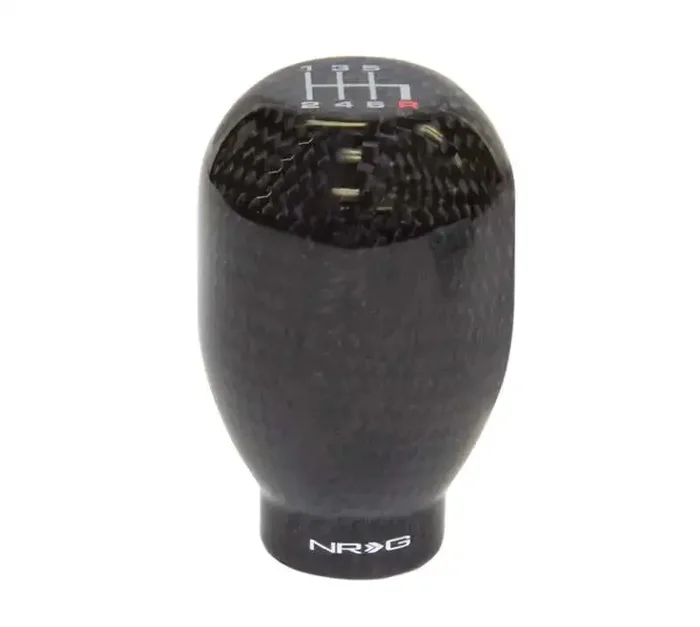 NRG Shift Knob 42mm – Black Carbon Fiber (5 Speed)