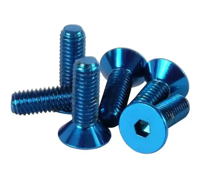 NRG Steering Wheel Screw Upgrade Kit (Conical) – Blue