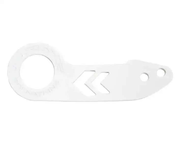 NRG Universal Rear Tow Hook – White Powder Coat