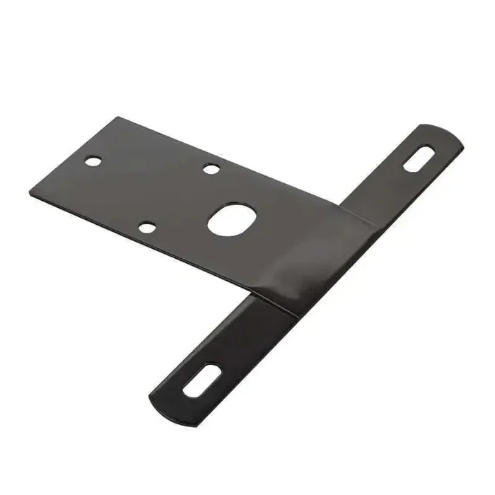 OMIX 11136.03 License Plate Bracket Black- 76-86 CJ Models