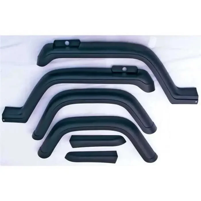 OMIX 11602.01 6-Piece Fender Flare Kit- 87-95 Wrangler YJ