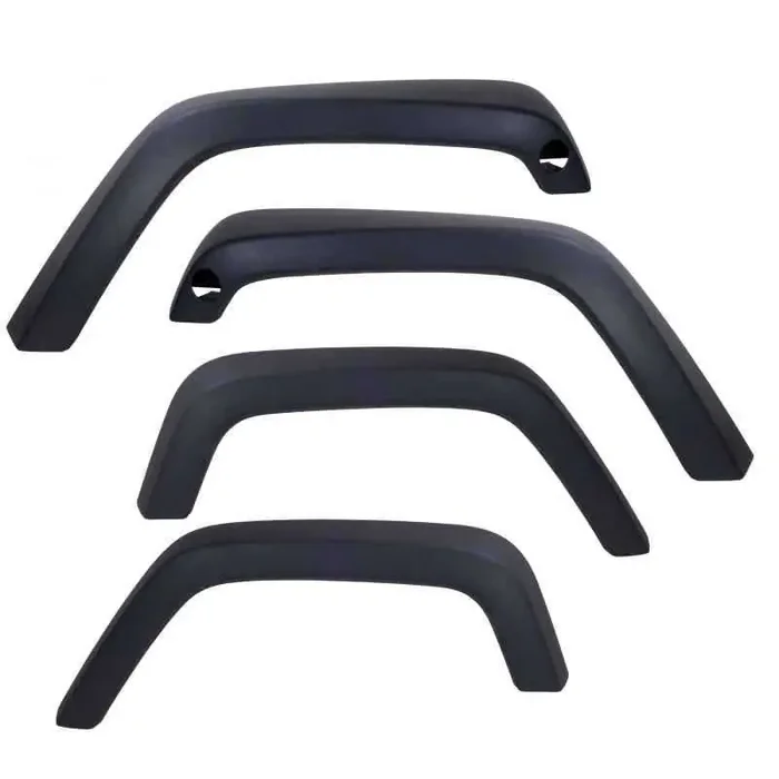 OMIX 11609.01 4-Piece Fender Flare Kit- W/O Hardware- 07-18 JK