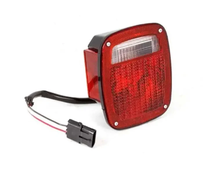 OMIX 12403.11 Tail Light Black Housing LH 87-90 Jeep Wrangler