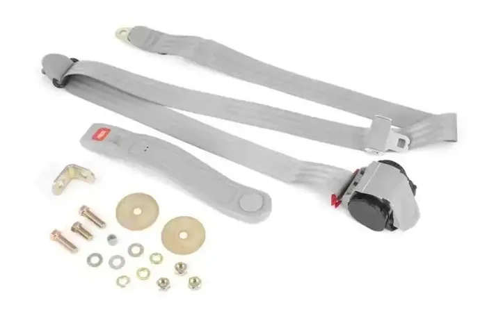 OMIX 13202.32 3-Point Seatbelt Gray 76-83 CJ5 & 87-95(YJ)