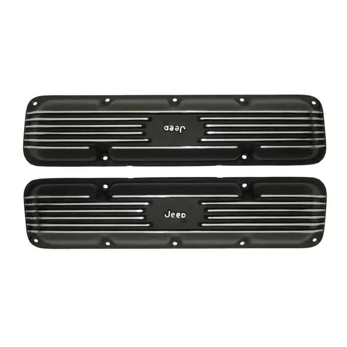 OMIX DMC-6920 Valve Cover Pair W/ Script