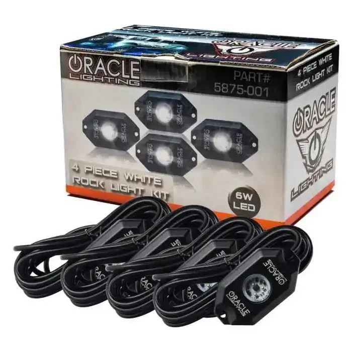 Oracle Underbody Wheel Well Rock Light Kit – White (4PCS) – 5000K