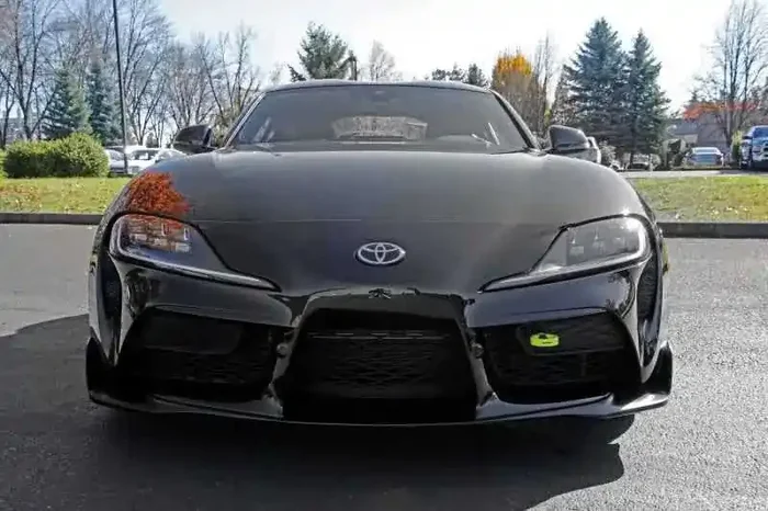 Perrin 2020 Toyota Supra Tow Hook Kit (Front) – Neon Yellow