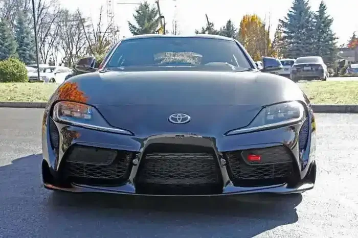 Perrin 2020 Toyota Supra Tow Hook Kit (Front) – Red