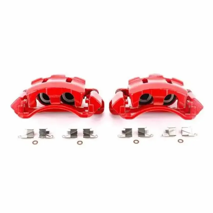 Power Stop 00-05 Ford Excursion Front Red Calipers w/Brackets – Pair