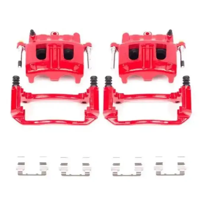 Power Stop 02-05 Ford Explorer Front Red Calipers w/Brackets – Pair