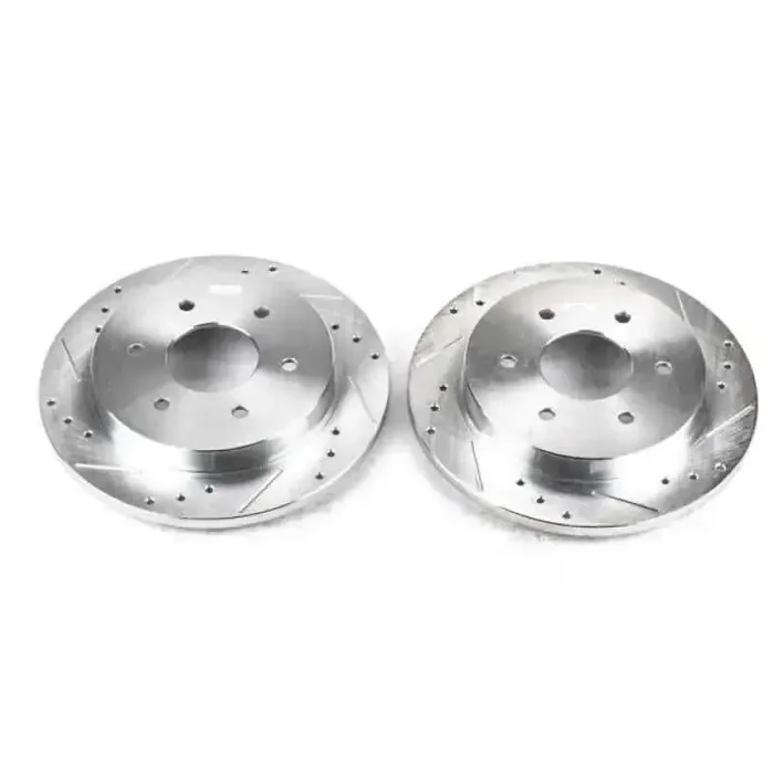 Power Stop 04-10 Infiniti QX56 Rear Evolution Drilled & Slotted Rotors – Pair